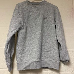 stussy grey crewneck